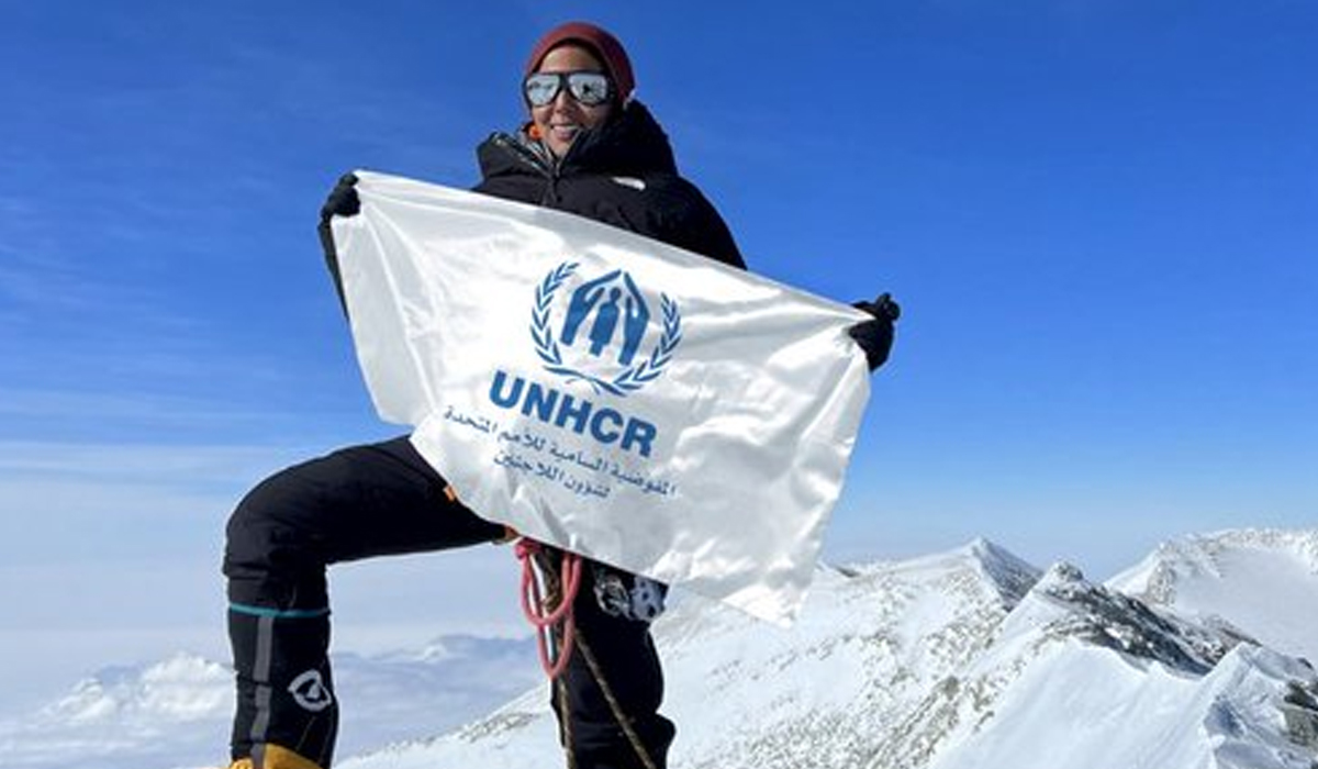UNHCR Partners with Mountain Climber Sheikha Asma Al-Thani